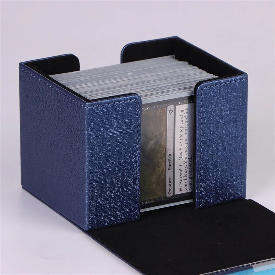 Leather Deck Game Card Box Magnetic factory